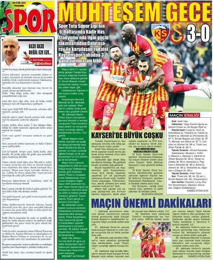 🗞 "Muhteşem Gece"