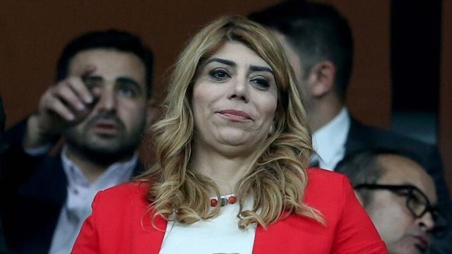 Berna Gözbaşının Maç Sonu Sevinci