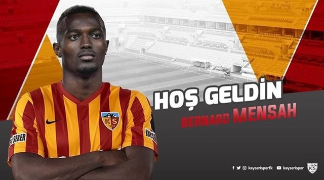 Bernard Mensah 3 Yıllık Sözleşme İmzaladı.