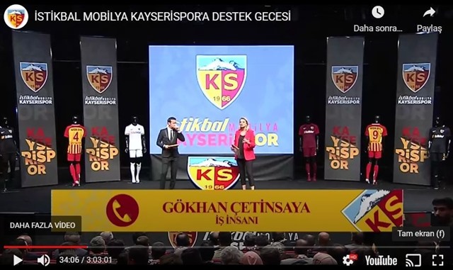 Kayserispor Vefa Gecesi