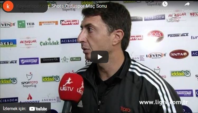 Shota'nın Maç Sonu Yorumu