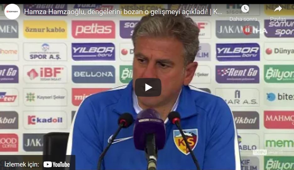 Hamza Hamzaoğlu Basın Toplantısında Neler Dedi?