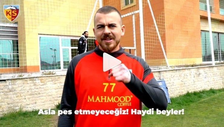 Kayserispor'lu Futbolcular Asla Pes Etmeyeceğiz
