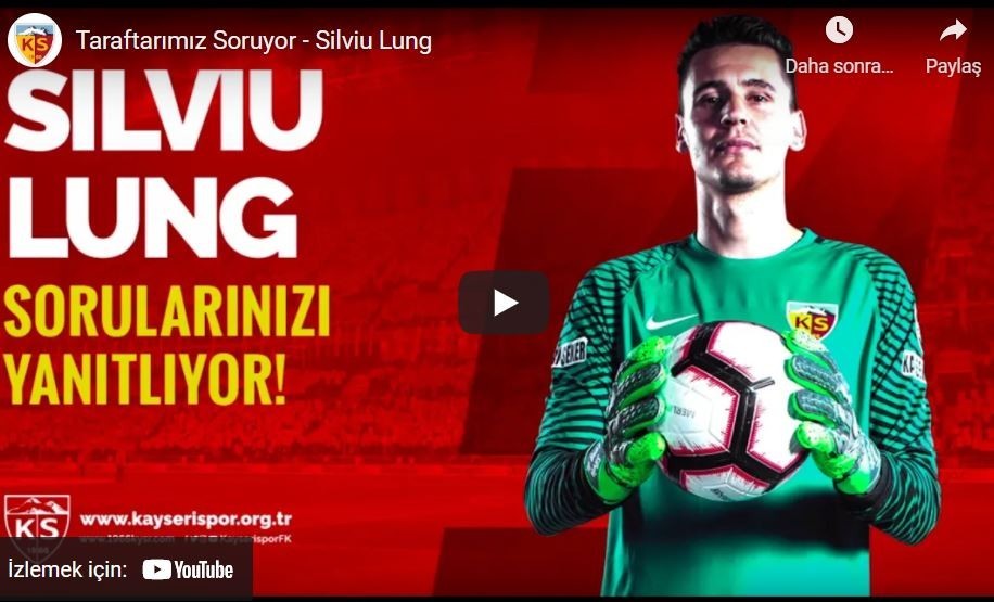 Silviu Lung Taraftararımızın Sorularını Yanıtlıyor.