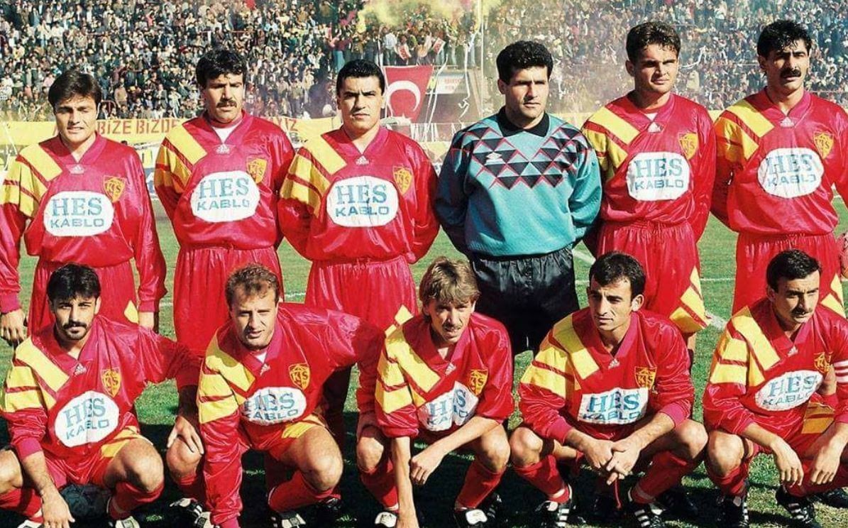 1993-1994 Sezonu Kayserispor Süper Lig Kadrosu.