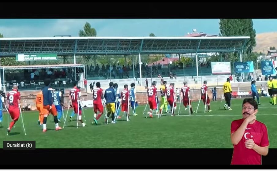 TFF ile Engelli Futbolu 15 yaşında’ filmi işaret dili ile yayında!