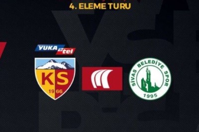 Kayserispor-Sivas Belediyespor Kupa Maçının Günü Belli Oldu.