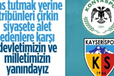 Kayserispor ve Konyaspor'dan açıklama: Devletimizin yanındayız