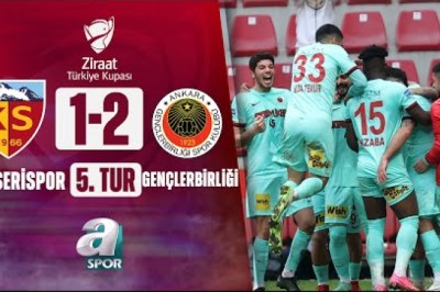 2023-2024 T.Kupası Kayserispor 1-2 Gençlerbirliği-Maç Özeti