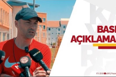 Kayserispor Teknik Direkötrü Burak Yılmaz'ın Fenerbahçe Maçı Öncesi Açıklamaları