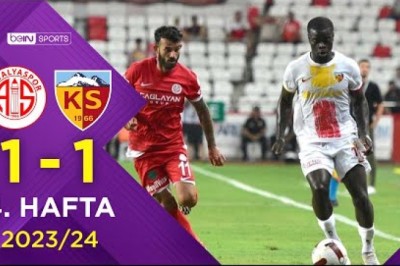 2023-2024 Süper Lig: Antalyaspor 2-1 Kayserispor | 4. Hafta