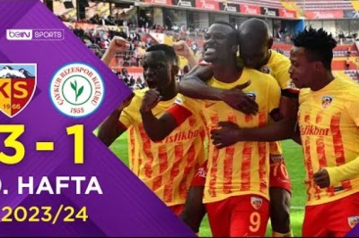 2023-2024 Süper Lig: Kayserispor 3-1 Çaykur Rizespor | 9. Hafta Maç Özeti
