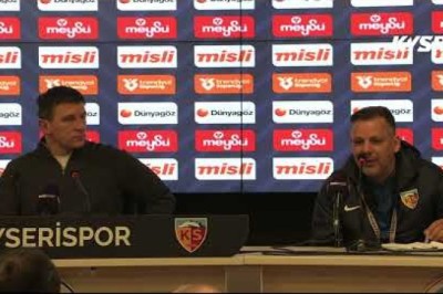 Kayserispor Teknik Direktörü Sergej Jakirović'in Konyaspor Maçı Basın Toplantısı