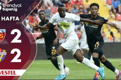 2024-2025 Süper Lig: Kayserispor 2-2 Eyüpspor (Maç Özeti)