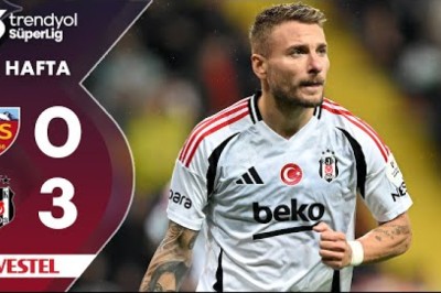 2024-2025 Süper Lig: Kayserispor 0-3 Beşiktaş (Maç Özetleri)