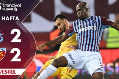 2024-2025 Süper Lig: Trabzonspor 2-2 Kayserispor (Maç Özetleri)