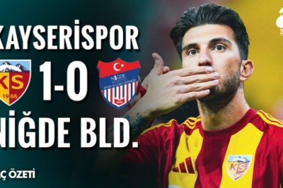 2025-2026 T.Kupası: Kayserispor1-0 Niğde Belediyespor