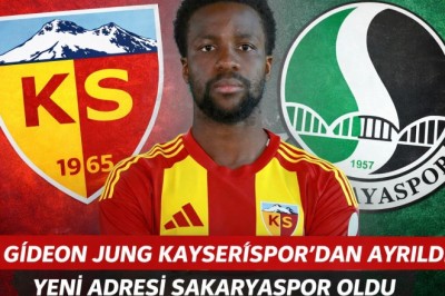 Kayserispor’da Gideon Jung ile yollar ayrıldı: Yeni adresi Sakaryaspor